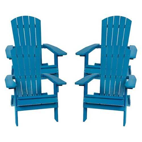 Rent to own Alamont Home - Charlestown Adirondack Chair (set of 4) - Blue