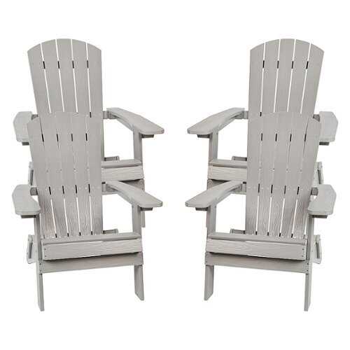 Rent to own Alamont Home - Charlestown Adirondack Chair (set of 4) - Gray