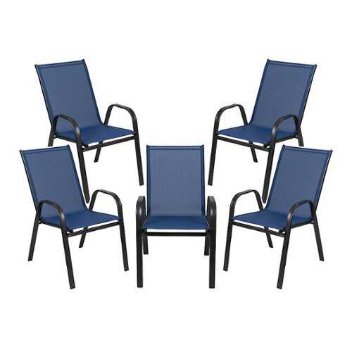 Rent to own Alamont Home - Brazos Patio Chair (set of 5) - Navy