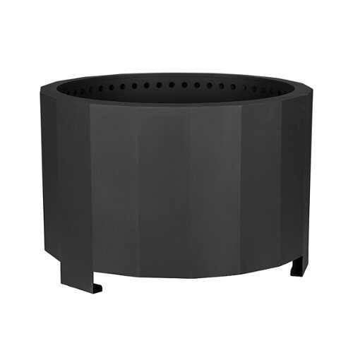 Rent to own Alamont Home - Titus Commercial Grade 27" Outdoor Smokeless Wood Burning Fire Pit - Black