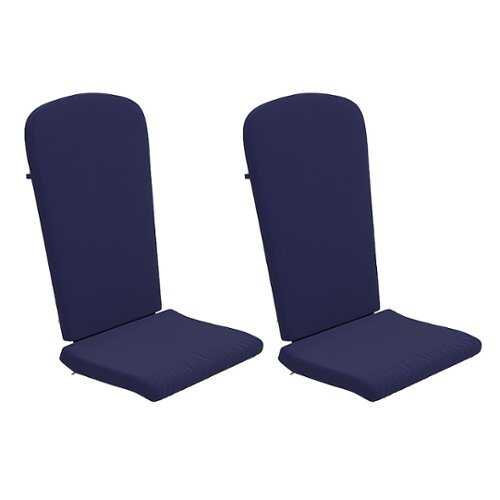 Rent to own Alamont Home - Charlestown Set of 2 All-Weather High Back Adirondack Chair Cushions - Blue