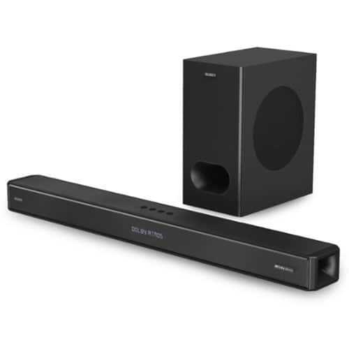 Rent to own Majority Audio - Majority Sierra Dolby Atmos 4.1.2 Soundbar & Wireless Sub (Black) (400W) - Black