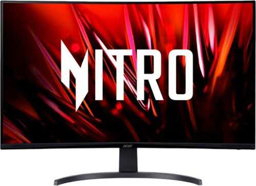 Rent to own Acer Nitro-31.5" Curved WQHD 180Hz 1ms FreeSync Monitor (DisplayPort, HDMI) - Black