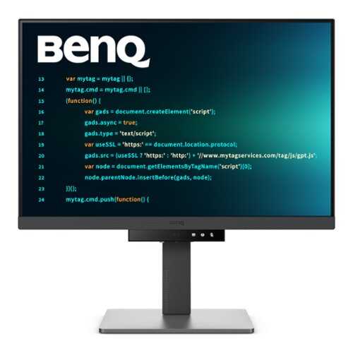 Rent to own BenQ - RD240Q 24.1” IPS LED 16:10 WQXGA HDR10 Programming Monitor (HDMI/DP/USB-C 90W) - Metallic gray