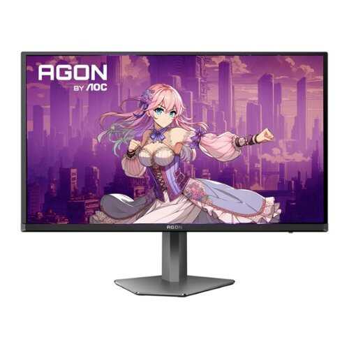 Rent to own AOC - 27" QD OLED 240Hz 0.03ms Gaming Monitor - Black/Purple