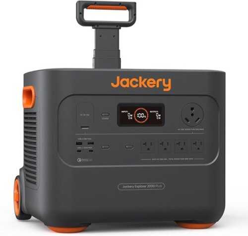 Rent to own Jackery - Explorer 2000 Plus Portable Power Station (2042 Wh Capacity) - Black