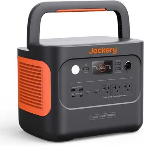 Rent to own Jackery - Explorer 1000 Plus Portable Power Station  (1264 Wh Capacity) - Black