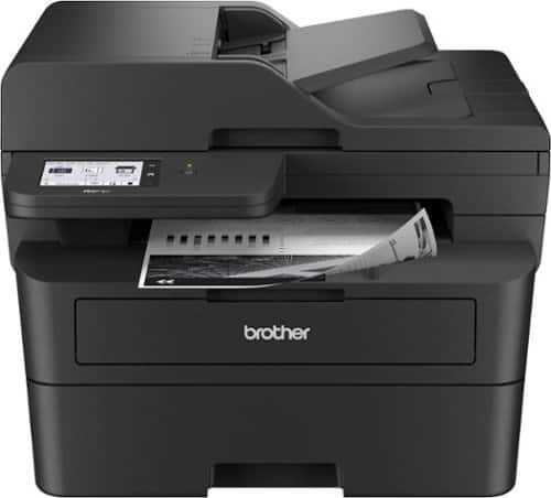 Rent to own Brother - MFC-L2900DW Wireless Black-and-White Refresh Subscription Eligible All-In-One Laser Printer - Gray