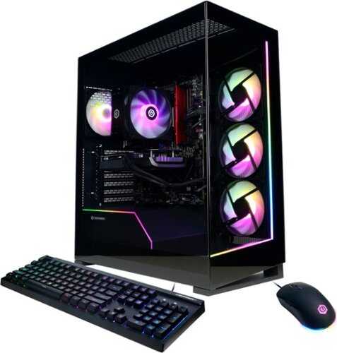 Rent to own CyberPowerPC - Gamer Master Gaming Desktop - AMD Ryzen 7 8700F - 16GB Memory - NVIDIA GeForce RTX 4060 8GB - 2TB SSD - Black