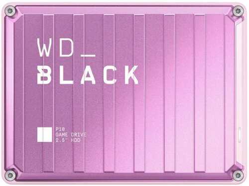 Rent to own WD - BLACK P10 4TB External USB 3.2 Gen 1 Portable Hard Drive - Pink