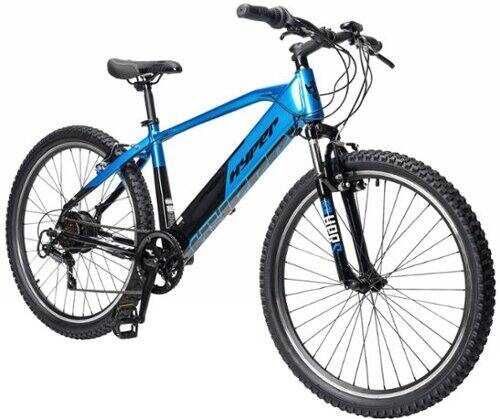 Rent to own Hyper - 26" Mountain Bike w/ 20mph Max Speed & 20Mi Range - Blue