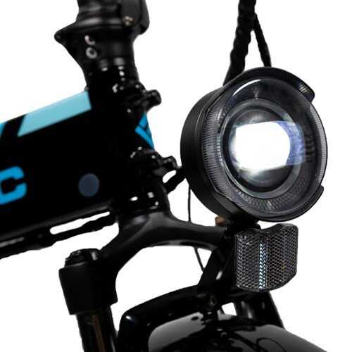 Rent to own Elite Headlight Powered by eBike Battery & Compatible with All Lectric eBikes - Black