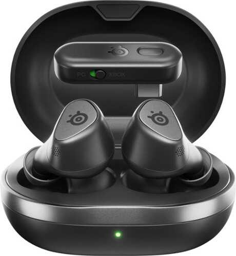 Rent to own SteelSeries - Arctis Gamebuds True Wireless Noise Cancelling Gaming Earbuds for Xbox, PS5, PS4, PC, Switch - Black