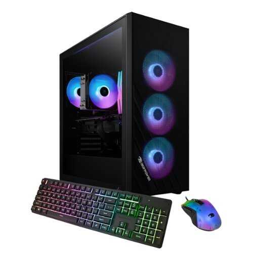 Rent to own iBUYPOWER - Scale Gaming Desktop PC - AMD Ryzen 7 8700F- NVIDIA GeForce RTX 4060 Ti 8GB- 32GB DDR5 RGB RAM - 1TB NVMe - Black