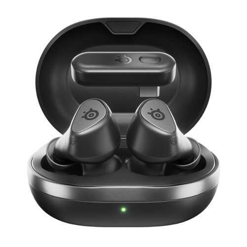 Rent to own SteelSeries - Arctis Gamebuds True Wireless Noise Cancelling Gaming Earbuds for PS5, PS4, PC, Switch - Black