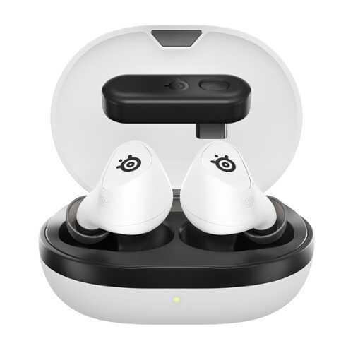 Rent to own SteelSeries - Arctis Gamebuds True Wireless Noise Cancelling Gaming Earbuds for PS5, PS4, PC, Switch - White