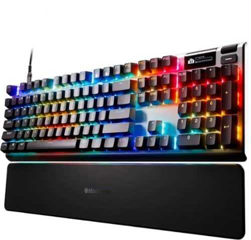 Rent to own SteelSeries - Apex Pro Gen 3 Full Size Wired HyperMagnetic Gaming Keyboard – With Rapid Tap, Rapid Trigger, Adjustable Actuation - Black