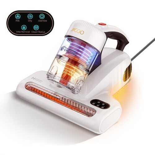 Rent to own JIGOO J200 Mattress Vacuum Cleaner: UV Bed Vacuum Cleaner 500W 13Kpa Strong Suction High Heating Tech - White