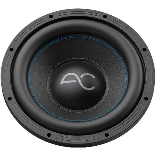 Rent To Own - AudioControl - Spike Series 12” Single-Voice-Coil 2-Ohm High-Performance Subwoofer - Black/Blue