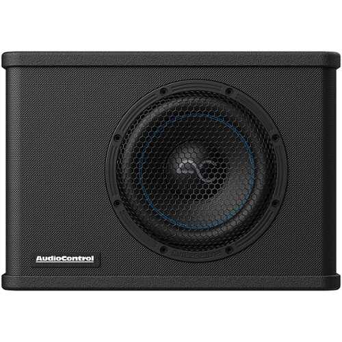 Rent to own AudioControl - Spike Series 8” Single-Voice-Coil 2-Ohm Loaded Vented Subwoofer Enclosure - Black