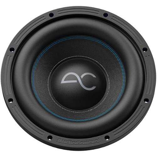 Rent to own AudioControl - Spike Series 10” Single-Voice-Coil 2-Ohm High-Performance Subwoofer - Black/Blue