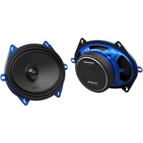 Rent to own AudioControl - PNW Series 5" x 7” High-Fidelity Coaxial Speakers (Pair) - Black/Blue