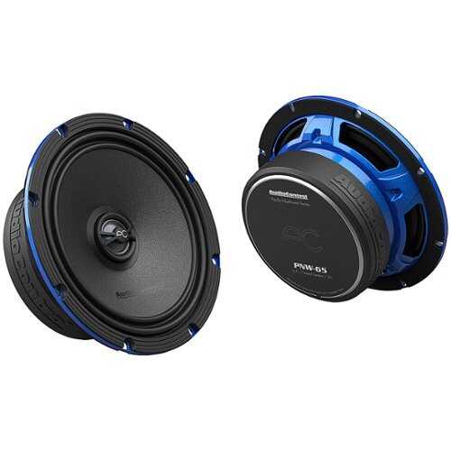 Rent to own AudioControl - PNW Series 6.5” High-Fidelity Coaxial Speakers (Pair) - Black/Blue