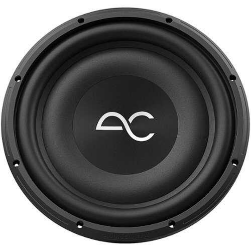 Rent to own AudioControl - Space Series 12” Single-Voice-Coil 4-Ohm Low-Profile Subwoofer - Black