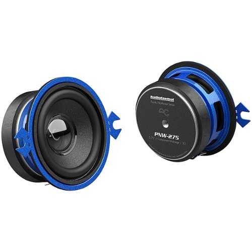 Rent to own AudioControl - PNW Series 2.75” High-Fidelity Component Speakers (Pair) - Black/Blue