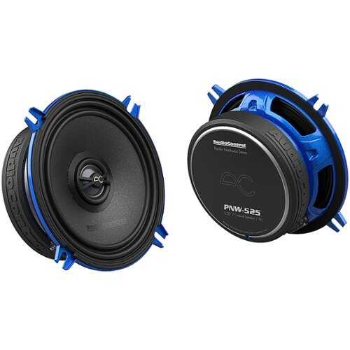 Rent to own AudioControl - PNW Series 5.25” High-Fidelity Coaxial Speakers (Pair) - Black/Blue