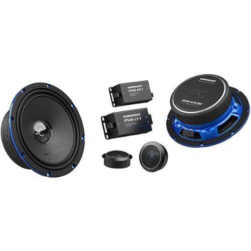 Rent to own AudioControl - PNW Series 6.5” High-Fidelity Component Speakers (Pair) - Black/Blue