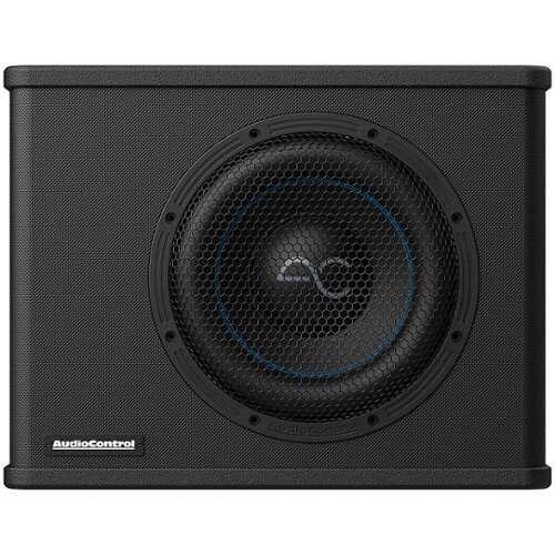 Rent to own AudioControl - Spike Series 10” Single-Voice-Coil 2-Ohm Loaded Vented Subwoofer Enclosure - Black