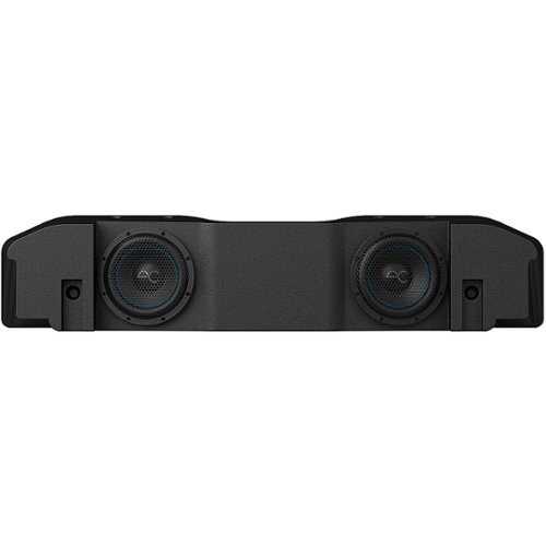 Rent to own AudioControl - Dual 8” Single-Voice-Coil 4-Ohm Underseat Loaded Vented Subwoofer Enclosure - Black