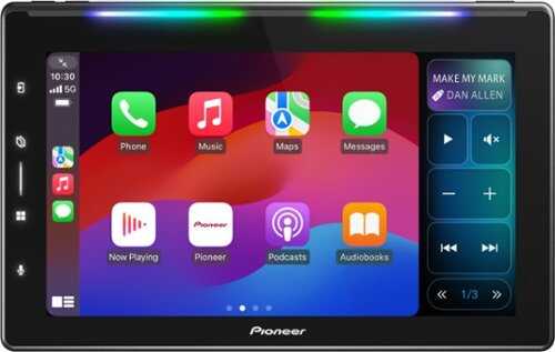 Rent to own Pioneer - 10.1" - HD Screen, Luminous Bar, Android Auto™ (Wired/Wireless), Apple CarPlay® (Wired/Wireless), Bluetooth® - Black