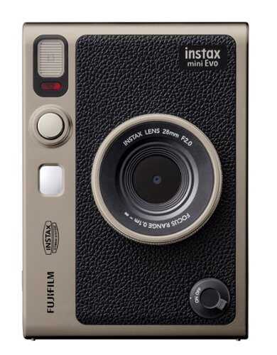 Rent to own Fujifilm - INSTAX MINI EVO Instant Film Camera Bundle - Titanium Gold