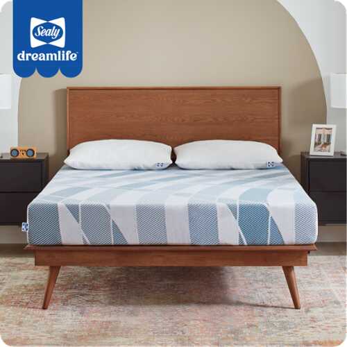 Rent to own Sealy - Sealy® Dreamlife™ 8” Foam Mattress-in-a-Box, Full - White