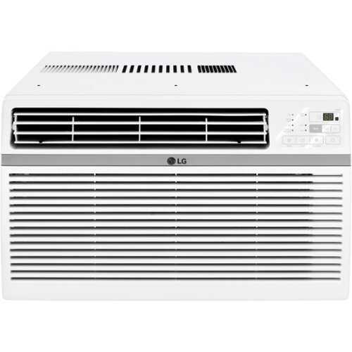 Rent to own LG - 350 Sq. Ft. 8,000 BTU Window Air Conditioner with Remote - White