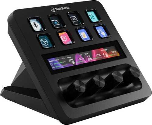 Rent to own Elgato - Stream Deck + XLR Workflow Controller with Customizable Touch Strip and Dials - Black