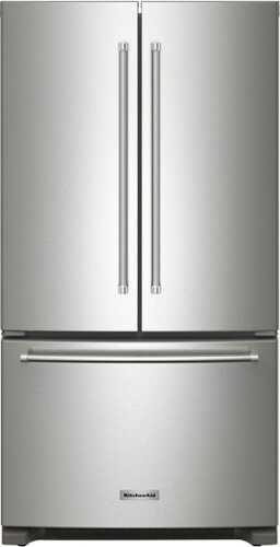 Rent to own KitchenAid - 20 Cu. Ft. French Door Refrigerator with Interior Water Dispenser - Stainless Steel