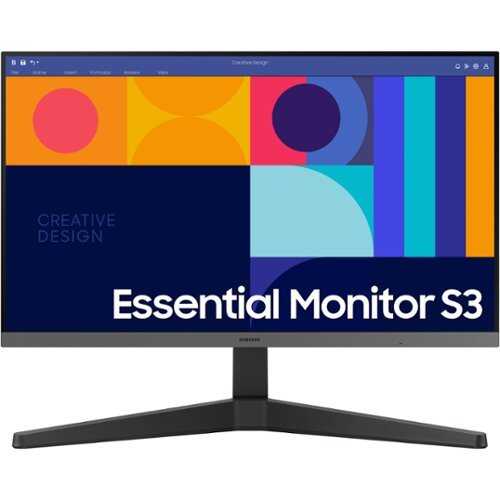 Rent to own Samsung  S33GC 27" Business Essential Monitor with IPS Panel and Tilt Only Stand (HDMI, Display Port) - Black