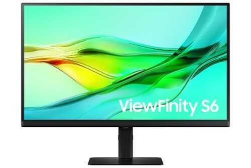 Rent to own Samsung ViewFinity 27" S6 (S60D) QHD HDR10 Monitor with USB-C and Daisy Chain (HDMI, USB, DisplayPort) - Black