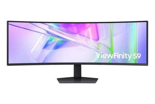 Rent to own Samsung Viewfinity 49" S9 (S95UC) Dual QHD 1000R Curved Monitor (HDMI, USB, DisplayPort) - Black