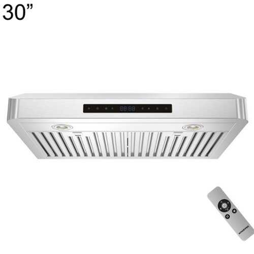 Rent to own Windster Hoods - 30" Gesture Sensing Under Cabinet Range Hood - Stainless Steel - Stainless Steel