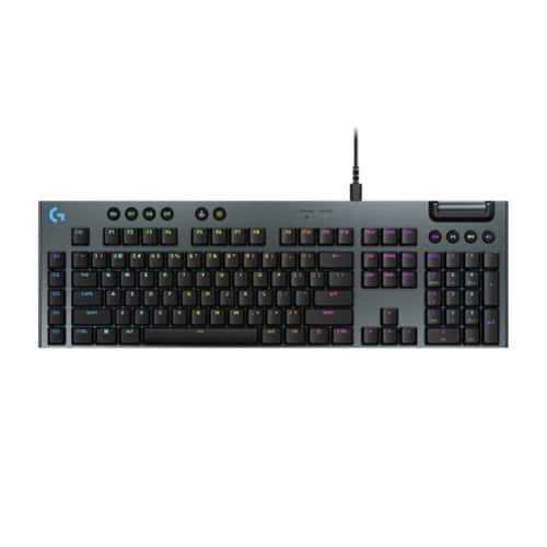 Rent to own Logitech - G915 X Full-size Corded Mechanical GL Red Linear Switch Gaming Keyboard for PC/Mac with RGB Backlighting - Black