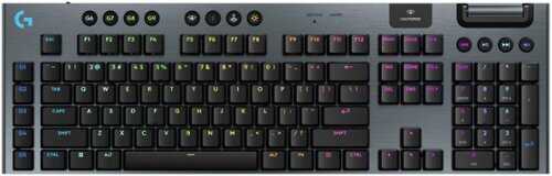 Rent to own Logitech - G915 X LIGHTSPEED Full-size Wireless Mechanical GL Blue Clicky Switch Gaming Keyboard for PC/Mac with RGB Backlighting - Black