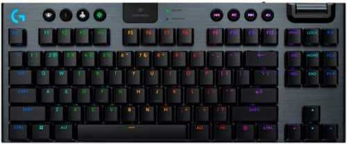 Rent to own Logitech - G915 X LIGHTSPEED TKL Wireless Mechanical GL Brown Tactile Switch Gaming Keyboard for PC/Mac with RGB Backlighting - Black