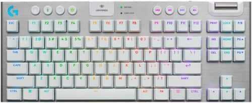 Rent to own Logitech - G915 X LIGHTSPEED TKL Wireless Mechanical GL Brown Tactile Switch Gaming Keyboard for PC/Mac with RGB Backlighting - White