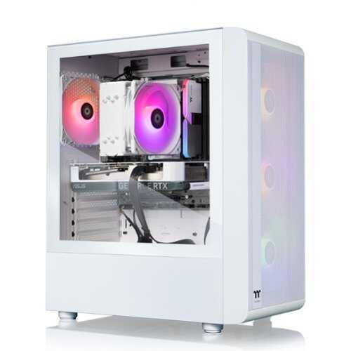 Rent to own Thermaltake - LCGS Quartz i460 Gaming Desktop Intel Core i5-14400F-16GB DDR5 RAM, NVIDIA GeForce RTX 4060,1TB NVMe M.2 - White