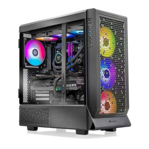 Rent to own Thermaltake - LCGS Apollo i480S Gaming Desktop Intel Core i9-14900KF- 32GB DDR5 RAM, NVIDIA GeForce RTX4080 Super, 2TB NVMe M.2 - Black