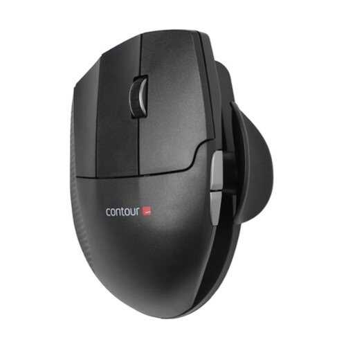 Rent to own Contour Design - Unimouse Ergonomic Wired Mouse for Left-Handed - Black